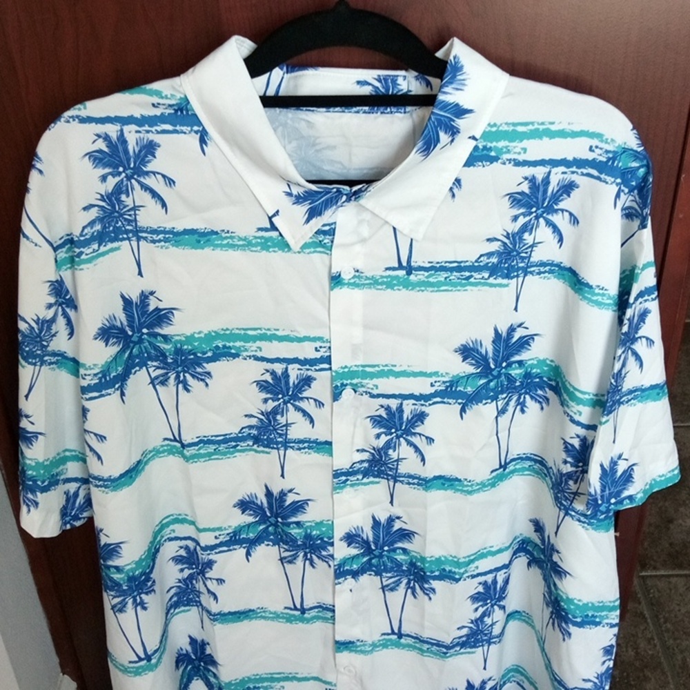 New 3XL Palm Tree Shirt